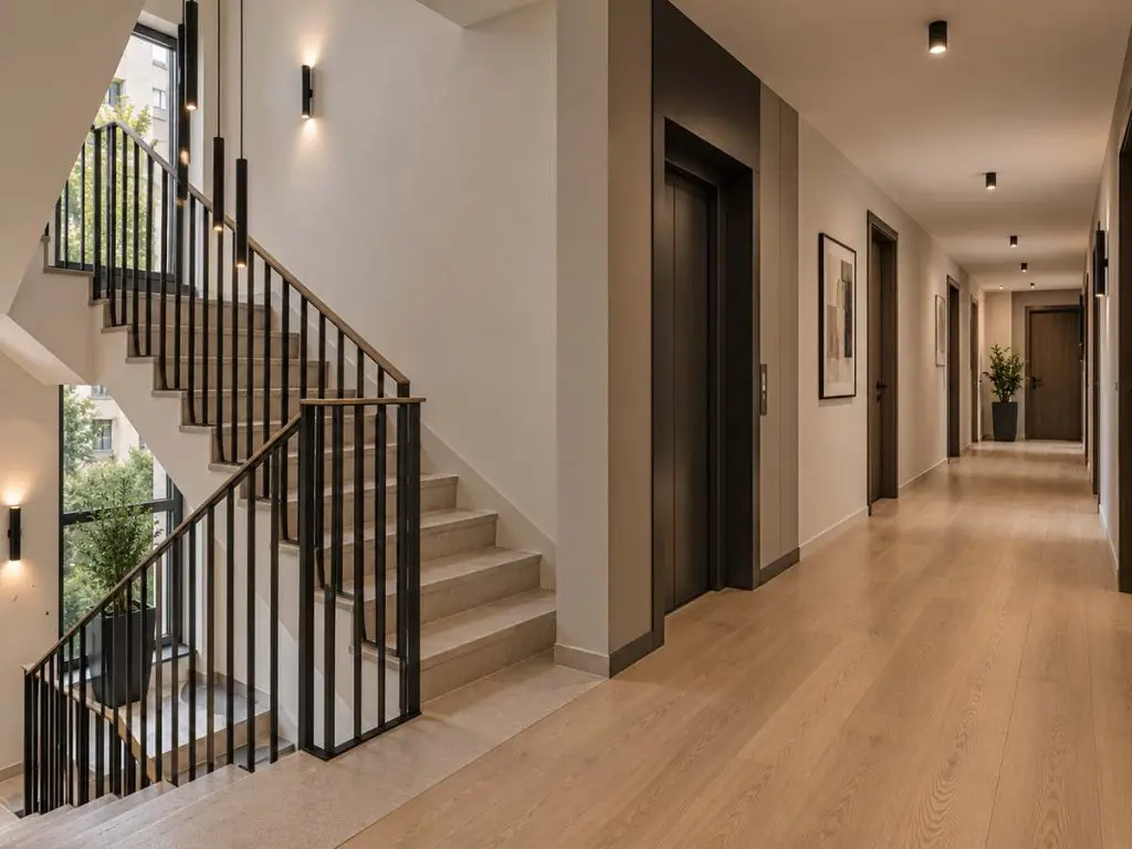 Centar Residence – hodnik i stepenište